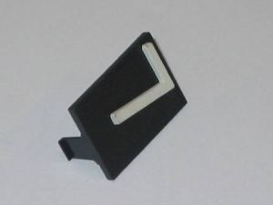 INSERT - SINGLE, FOR PUSH BUTTON TYPE 7069, WHITE CHARACTER (L)