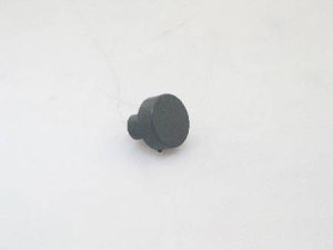 PUSH BUTTON - ROUND, BLACK, 26MM DIA, BLANK
