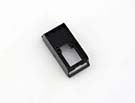 REAR HOUSING FOR SINGLE PUSH BUTTON TYPE 7069 PUSH, BLACK, 1.5MM THICK