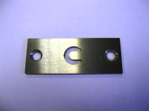 ESCUTCHEON PLATE - S/S, FOR LUNAR KEY