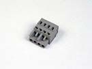 CONNECTOR - 4 POLES, FOR REM5, M HORIZONTAL BUS