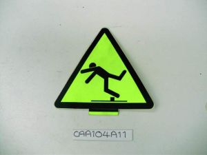 STICKER 'TRIPPING HAZARD'
