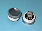 PUSH BUTTON - TYPE MICROPROCESSOR, POLISHED S/S, GREEN ILLUMINATED
