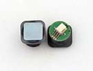PUSH BUTTON - SUBS MODEL, CHROME, PLASTIC, SQUARE, RED ILLUM.