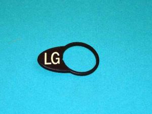 CHICKLET - BLACK, NO LEGEND / BLANK, FOR CRESCENDO /MEZZO/ALTO BUTTONS