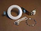SPOT - LIGHT, WHITE, 83MM OD, LOW VOLTAGE, W/O LAMP, GU5.3 FIXINGS