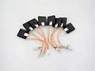 BRUSH (SET OF 8) - CARBON, FOR L77G/89F/77G/89L MOTORS (10T X 38W X 45L)