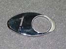 CHICKLET 1 MIRROR CHROME,WITH BRAILLE