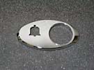 CHICKLET - FOR GEN 2, OVAL, CHROME MIRROR,  W/O BRAILLE (MRK ALARM ON L/H)