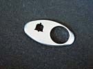 CHICKLET ALB SATIN CHROME,WITH BRAILLE