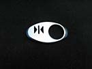 CHICKLET - FOR GEN 2, OVAL, CHROME SATIN, W/BRAILLE (MRK DC ON L/H)