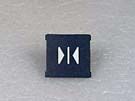 CHICKLET - FOR SUBS MODEL PUSH BUTTON, BLACK, SQUARE, W/O BRAILLE (WHITE MRK DC) FITS INTO MAA471AM1