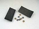 BRAKE LININGS - FOR 13VTR & 160AT, 124MM LONG X 60MM WIDE X 6MM THICK