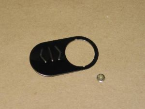 CHICKLET - FOR GEN 2 PREMIER, S/S BLACK BACKROUND W/O BRAILLE (MRK DO ON L/H)