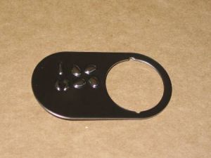 CHICKLET - FOR GEN 2 PREMIER, S/S BLACK BACKROUND W/O BRAILLE   (MRK FAN ON L/H)