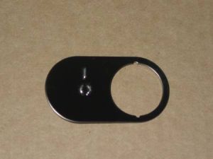 CHICKLET - FOR GEN 2 PREMIER, S/S BLACK BACKROUND W/O BRAILLE (MRK KEYSWITCH ON L/H)