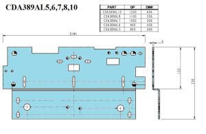 HANGER TECHNA LANDING DOOR CENTRAL OPENING SF-NF-TRF OP900
