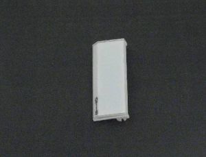 PRESSEL - FOR LM PUSH BUTTON, DOUBLE, PLASTIC, WHITE, VERTICAL R/H (BLANK + OTIS LOGO)