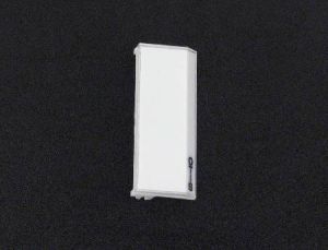 PRESSEL - FOR LM PUSH BUTTON, DOUBLE, PLASTIC, WHITE, VERTICAL L/H (BLANK + OTIS LOGO)