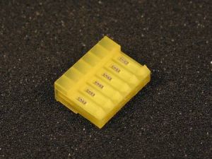CONNECTOR 6 WAY FEMALE YELLOW,