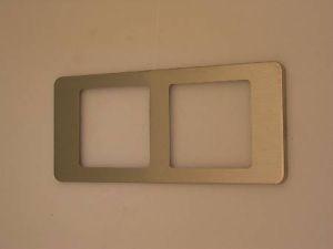 FACE PLATE - FOR DOUBLE DISPLAY HPI & HALL LANTENS TYPE 6646/ 9582