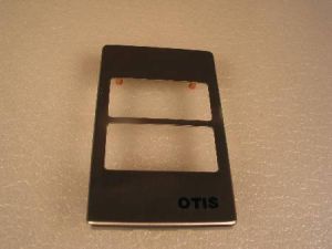 FACE PLATE - FOR TWO LANDING PUSH BUTTONS TYPE 9665 & 23500