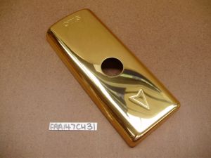 COVER PLATE, GOLD, DOWN, 1 HOLE