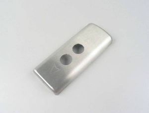 FACE PLATE FOR DOUBLE HALL BUTTON - BRUSHED S/S, W/O OTIS LOGO WITH UP /DOWN ARROW