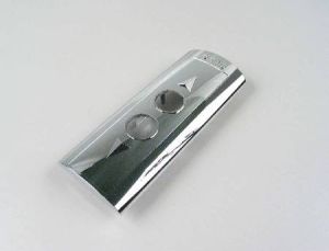FACE PLATE FOR DOUBLE HALL BUTTON - CHROME, OTIS LOGO WITH UP/DOWN ARROW (CLIP FIXINGS)