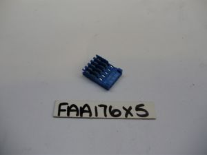 CONNECTOR, FEMALE 5-CHANNEL,PITCH 2.54