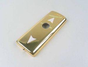 FACE PLATE - INC. HALL LANTERN, GOLD PLATED, SINGLE UP ARROW