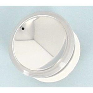 PUSH BUTTON - TYPE MCS, MIRROR / POLISHED CHROME, WHITE ILLUMINATION