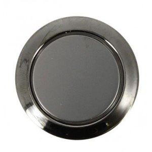BUTTON, BLANK GENESIS - BLACK TITANIUM