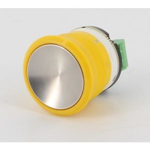 BUTTON ALARM LUXURY 230V BRUSHED CHROME