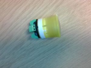 BUTTON YELLOW ILLUMINATED