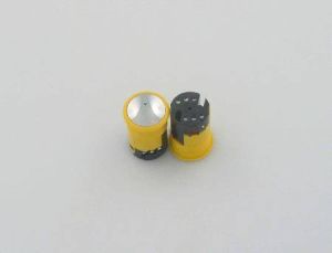 PUSH BUTTON - TYPE CMOS, MIRROR GOLD, YELLOW ILLUMINATED HALO, ALARM