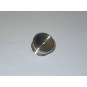 PUSH BUTTON - TYPE MCS, VR, UNPOLISHED, S/S, BLUE LED ILLLUM.