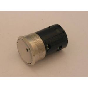 PUSH BUTTON - TYPE MCS, VR, POLISHED S/S, RED LED ILLUM.