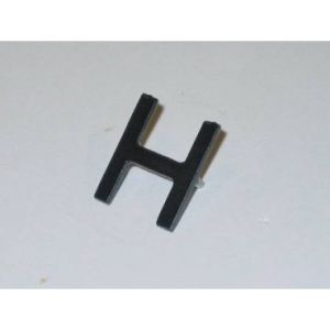 INSERT - FOR TEMPO/SUB TYPE PUSH BUTTON, BLACK, LEGEND (H)