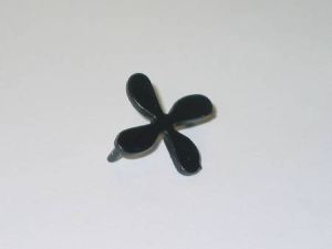 INSERT - FOR TEMPO/SUB TYPE PUSH BUTTON, BLACK, LEGEND (FAN1)