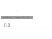 SILL - ALUMINIUM, FOR 900MM 2PCO HPCD CAR DOOR