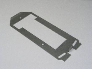BRACKET / WALL FIXING PLATE - WITH ALLEN SCREW BOTTOM FIXING, FOR PUSH BUTTON INCORPORATING HPI