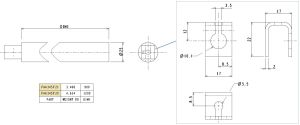 COUNTERWEIGHT TECHNA OC SF LANDING DOOR