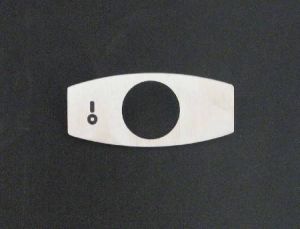 CHICKLET - VR TYPE, FOR OTIS2000 & GEN2, BLACK LEGEND, W/O BACK LIGHTING (MRK OI ON L/H)