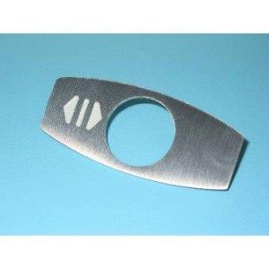 CHICKLET - VR TYPE, FOR OTIS2000 & GEN2, WHITE LEGEND, W/O BACK LIGHTING (MRK DOOR OPEN ON L/H)