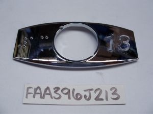 CHICKLET - CHROME, S/S, W/BRAILLE (MRK 13 ON R/H)