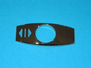 CHICKLET - BRASS, S/S, W/O BRAILLE (MRK DOOR OPEN SYMBOL ON L/H)
