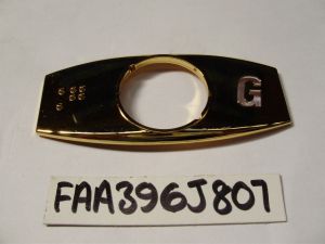 CHICKLET - BRASS, S/S, W/BRAILLE (MRK G ON R/H)