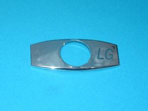 CHICKLET - CHROME, S/S, W/O BRAILLE (MRK LOWER GROUND ON R/H) *SPECIAL