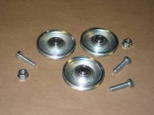 PULLEY KIT (SET OF 3) - FOR AIRCORD 2PSO & 2PCO PRIMA CAR & LANDING DOORS, SENCIA LANDING DOORS